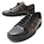 LOUIS VUITTON SHOES MATCH UP SNEAKERS 6.5 41 IN MONOGRAM CANVAS SNEAKERS Brown Leather  ref.555370
