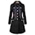 Gucci Bow-Detailed Wool Coat Black  ref.555525