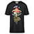 T-shirt girocollo con logo Gucci Nero Cotone  ref.555887