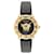 Relógio de couro Versace La Medusa Dourado Metálico  ref.555937