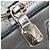 Louis Vuitton Grey Monogram Satellite Alpha Clutch Nero Grigio - vista 8