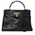 Hermès hermes kelly Black Pony-style calfskin  ref.556699