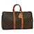 Louis Vuitton Keepall 45 Brown Cloth  ref.556733