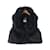 Chanel Coats, Outerwear Black Silk Polyester Acrylic  ref.556818