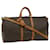 Louis Vuitton Keepall Bandouliere 55 Brown Cloth  ref.556841