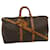 Louis Vuitton Keepall Bandouliere 50 Brown Cloth  ref.556975