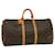 Louis Vuitton Keepall 55 Brown Cloth  ref.556994