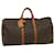 Louis Vuitton Keepall 55 Brown Cloth  ref.557077
