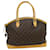 Louis Vuitton Lockit Brown Cloth  ref.557210