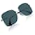 Autre Marque Vintage 70s Mint Unisex White Gold Sunglasses Mod. 520 Silvery Metal  ref.557249
