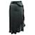 Ganni Zebra Print Ruffle Skirt in Black and Green Viscose Cellulose fibre  ref.557589
