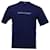 T-shirt Balenciaga Copyright Logo Print in cotone blu  ref.557598