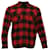 Autre Marque Eye by Junya Watanabe Comme Des Garcons Man Plaid Flannel Button Front Long Sleeve Shirt in Red and Black Cotton   ref.557670
