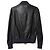 Bomber Neil Barrett con zip in pelle nera Nero - vista 2