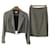 Christian Dior Skirt suit Grey  ref.558165