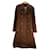 Acne Men Coats Outerwear Brown Cotton  ref.558242