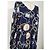 Autre Marque Vestido estampado de viscosa índigo Rich & Royal Azul - vista 2
