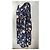 Autre Marque Vestido estampado de viscosa índigo Rich & Royal Azul - vista 3
