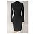 Dry Lake Shadow Kleid Schwarz - Ansicht 3