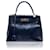 Hermès Hermes Vintage Black Leather Kelly 28 Box Calf Bag Handbag  ref.558333