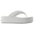 Balenciaga Sandali Rise infradito in tela bianca Bianco  ref.559598