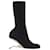 Alexander Mcqueen Runway Boots en Tricot en Toile Noire  ref.559601