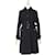Prada Coats, Outerwear Black Wool Viscose Rayon  ref.560000
