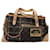 Louis Vuitton Monogram Riveting Handbag in Brown Coated Canvas Cloth  ref.560459