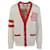 Cardigan com slogan Gucci Multicor Lã  ref.560701