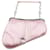 Minibolso Saddle Dior de satén rosa  ref.560948