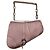 Saddle Mini borsa da sella Dior in raso rosa - vista 10