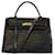 Hermès HERMES BAG KELLY 32 BLACK POROSUS CROCODILE Exotic leather  ref.561104