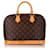 Louis Vuitton Brown Monogram Alma PM Leather Cloth  ref.561235