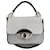 Kenzo Bolsos de mano Blanco Azul marino Hardware de plata Cuero Metal Resina  ref.561313