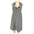 Vestido Anna Sui de tweed con detalles metalizados Plata Gris  ref.561328