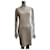 Diane Von Furstenberg Vestido de malha viscose DvF Leigh branco  ref.561368