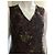 Etro Metallic-Spitzenkleid Braun Metallisch - Ansicht 4