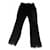 Desigual Pantalones, polainas Negro Viscosa  ref.561373