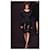Yves Saint Laurent x Tom Ford AW02  Black Silk Panel & Bow Skirt  - view 2