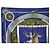 Hermès SCIARPA QUADRATA HERMES FUOCHI D'ARTIFICIO 90 SPILLA IN SETA DUCHENE SCIARPA IN SETA BLU Blu navy - vista 2