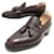 Hermès HERMES MOCCASIN SHOES WITH TASSELS 6.5 40.5 BROWN LEATER SHOES Leather  ref.562130