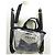Etiquette HANDTASCHE PRADA CABAS PLEXI PM 1BG187 SCHWARZE HANDTASCHE AUS TRANSPARENTEM KUNSTSTOFF - Ansicht 5