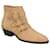 Botas cortas mujer Chloé susanna en piel beige Castaño Cuero  ref.562230