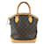 Louis Vuitton Lockit Vertical PM Monogram Canvas Brown Leather  ref.562660