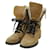 Chanel Boots Beige Leather  ref.562685