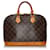 Louis Vuitton monogramme brun Alma PM Cuir Toile Marron  ref.562814