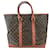 Louis Vuitton Sac Weekend Duffle GM Monogram Canvas Brown Leather  ref.563111