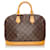 Louis Vuitton Brown Monogram Alma PM Leather Cloth  ref.563488