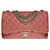 Very beautiful Chanel Timeless/Classique Jumbo Flap bag handbag in powder pink aged quilted lambskin, Garniture en métal argenté Leather  ref.563860