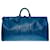Le très Chic sac de voyage Louis Vuitton “Keepall” 55 cm en cuir épi bleu  ref.563969